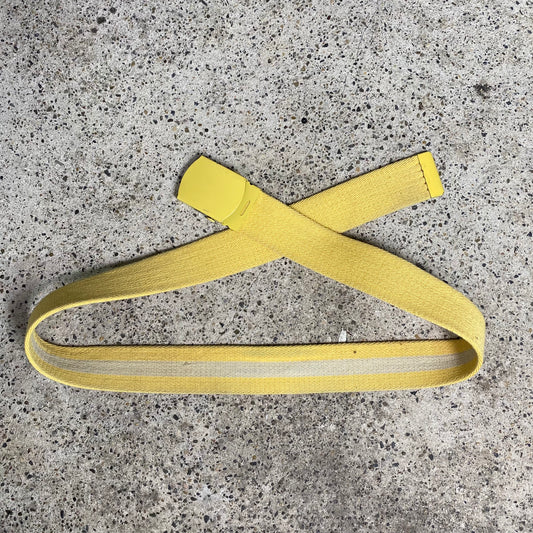 Vintage 2000's Yellow Sunny Buckle Belt