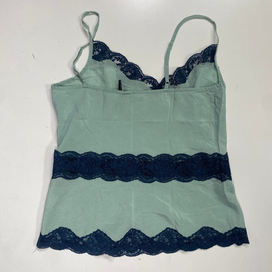 Ballet Blue Top with Lace Trim Detail (S)