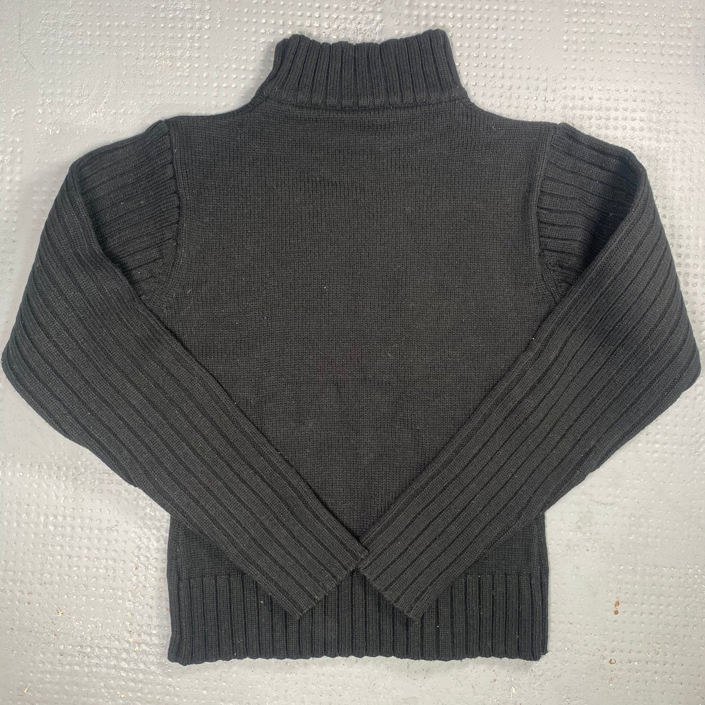 Vintage 90's Cute Grey Knitted Pullover with Tweety Print (XXS)
