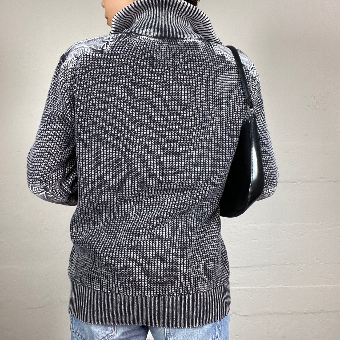 Vintage 90's Joey Classic Grey Half Zip Up Pullover (S/M)