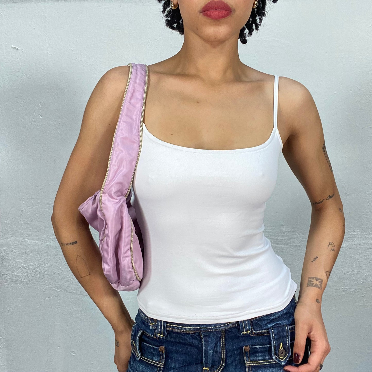 Vintage 2000's Classic White Backless Top (XS/S)