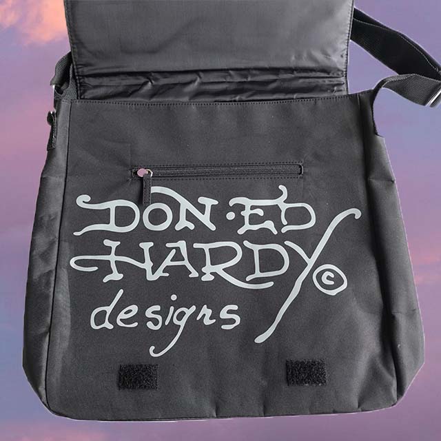 Vintage Cyber Y2K Ed Hardy Satchel Bag