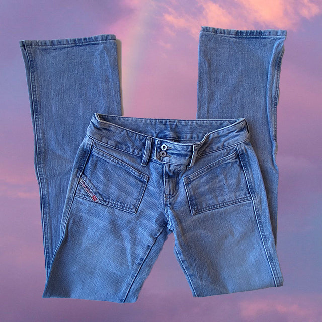 Vintage Y2K Diesel Low Waist Flare Jeans (XS) – Michelle Tamar