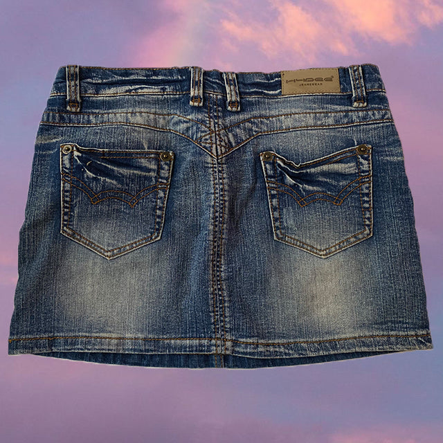 Vintage Y2K Denim Mini Skirt (38 EU - 10 UK)