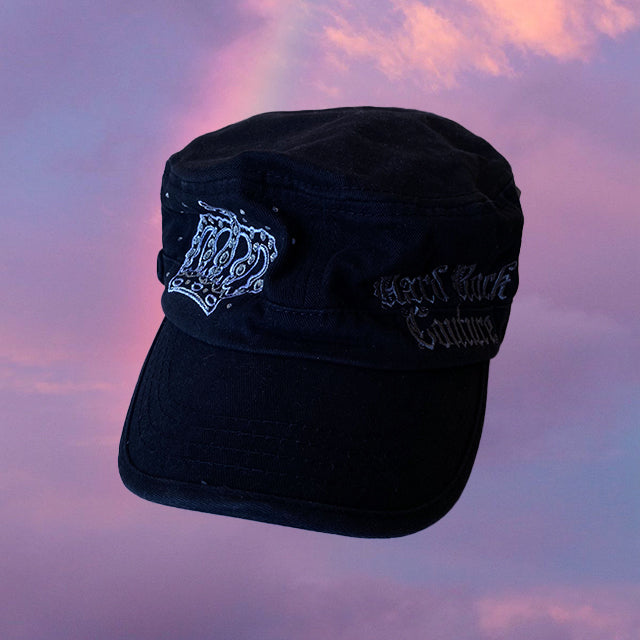 Vintage Y2K Cyber Hard Rock Cafe Newboy Cap