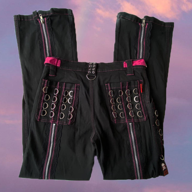 Vintage 90's Mall Goth Living Dead Souls Cargo Pants (36 EU - 8 UK - 4 US)