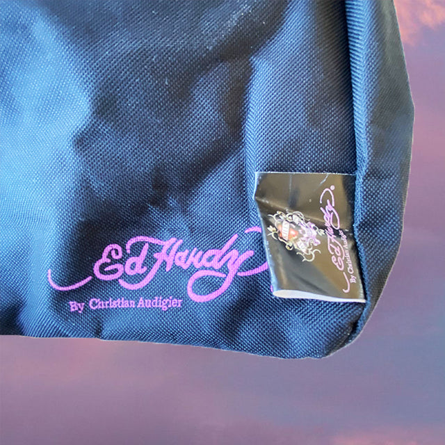 Vintage Y2K Cyber Ed Hardy Messenger Crossbody Bag