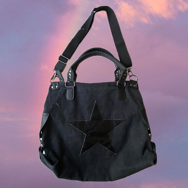 Y2K Star Shoulder Bag - Standard / Blue