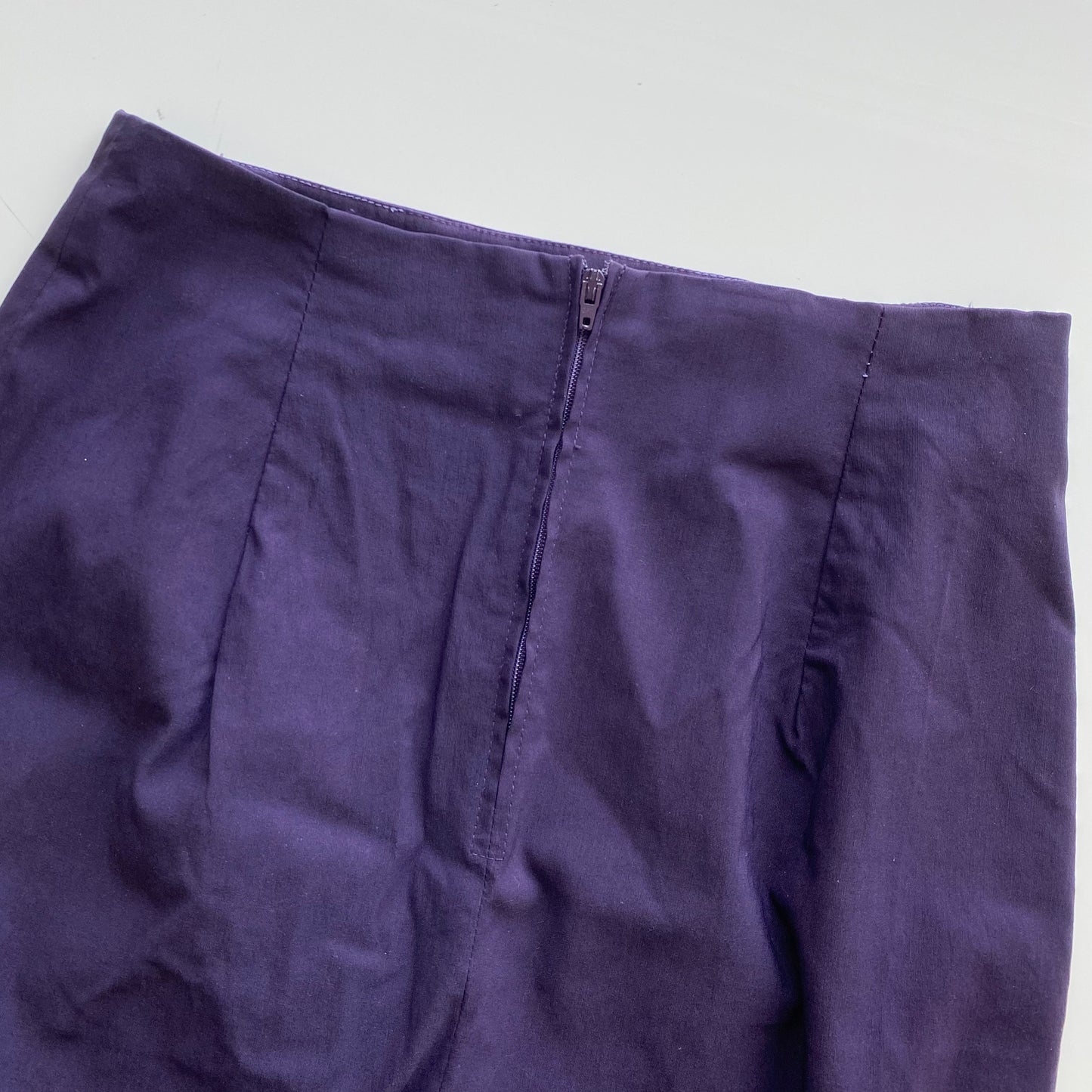 Vintage 90’s Purple Maxi Skirt with Chinese Character Embroidery (36 EU / 8 UK / 4 US)