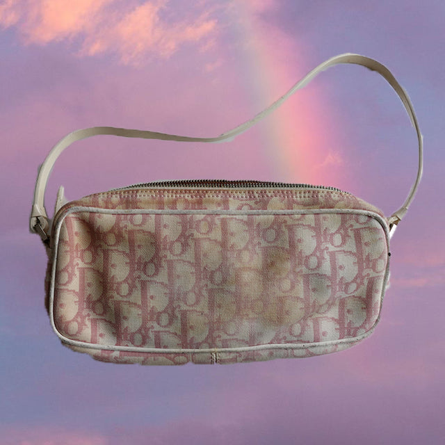 Vintage Y2K Dior Girly Diorissimo Pink Shoulder Bag