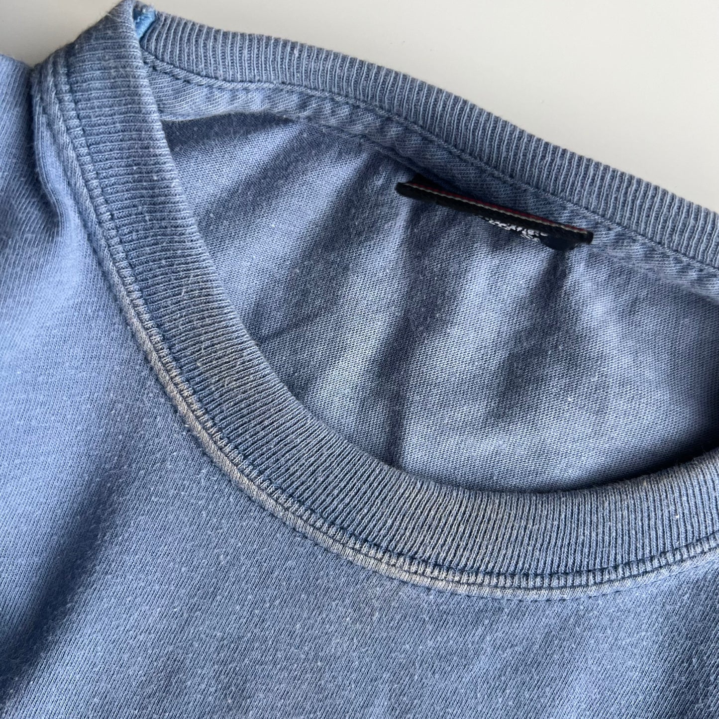 Vintage 90’s Skater Oversized Blue Shirt with Skater Girl Print (XS-S-M)