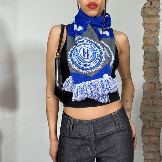 Vintage 2000's Football Core Blue 'FC Hegelmann' Scarf
