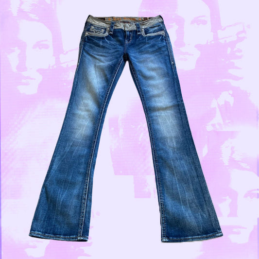 Vintage Y2K Rock Revival Jeans (38)