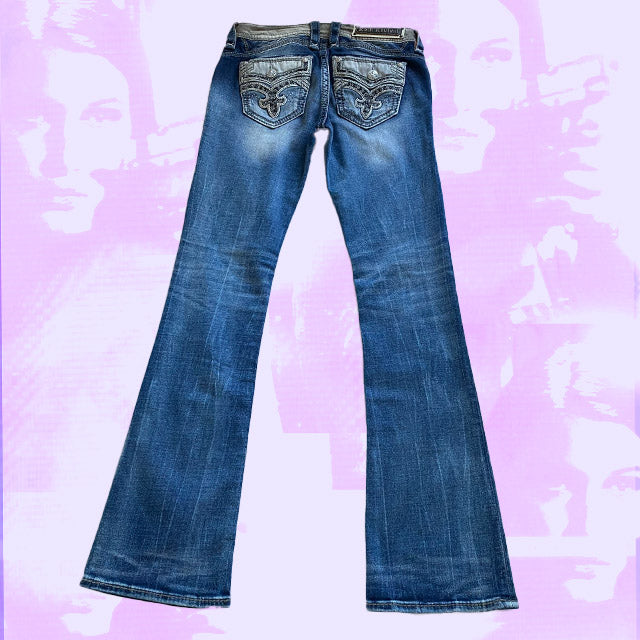 Vintage Y2K Rock Revival Jeans (38)