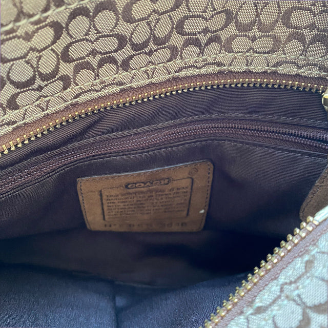 Vintage Y2K Coach Monogram Shoulder Bag