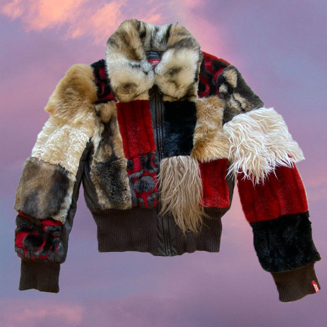 Vintage Y2K Miss Sixty Patchwork Fur Jacket (M) – Michelle Tamar