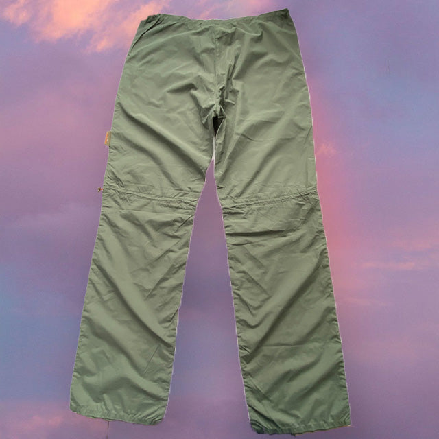 Vintage 90's Miss Sixty Low Waist Olive Green Cargos (34 EU/UK 6)