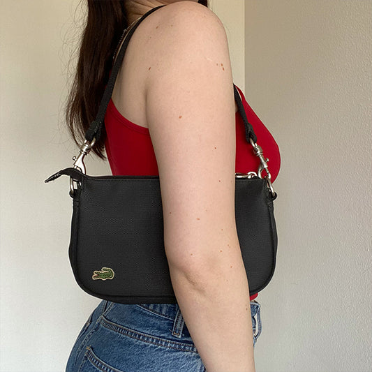 Vintage Y2K Lacoste Navy Shoulder Bag
