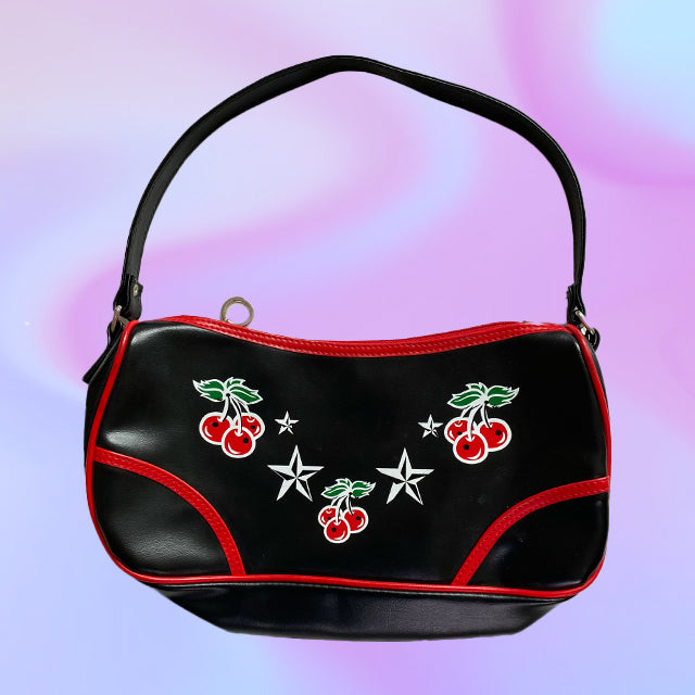 Vintage Y2K Cherry Shoulder Bag