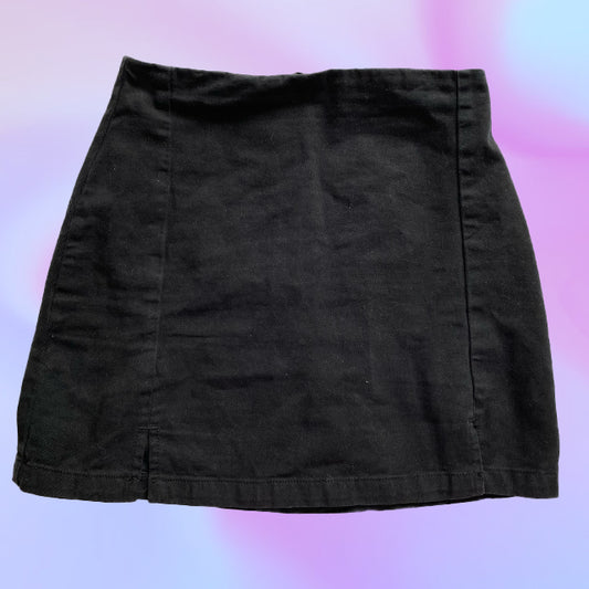 Vintage 90's Style Black Mini Skirt