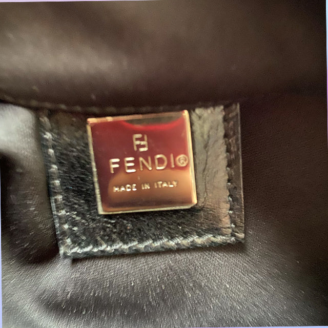 Vintage 90's Black Fendi Baguette