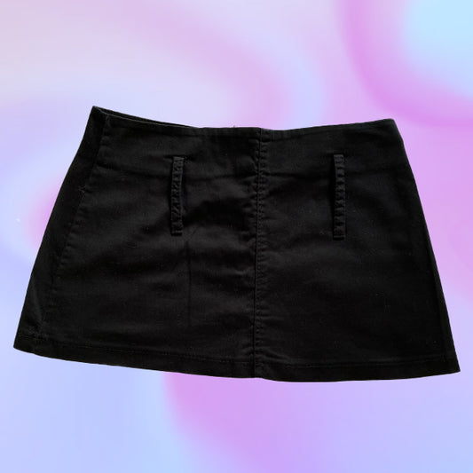 Vintage 90's Black Mini Skirt