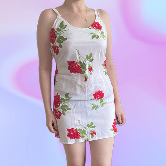 Vintage 90's Tulips Cami Dress