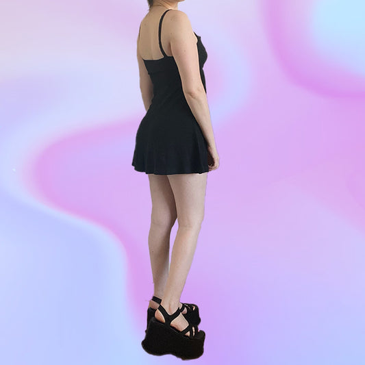 Vintage 90's Morgan de Toi Black Mini Dress