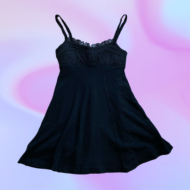 Vintage 90's Morgan de Toi Black Mini Dress