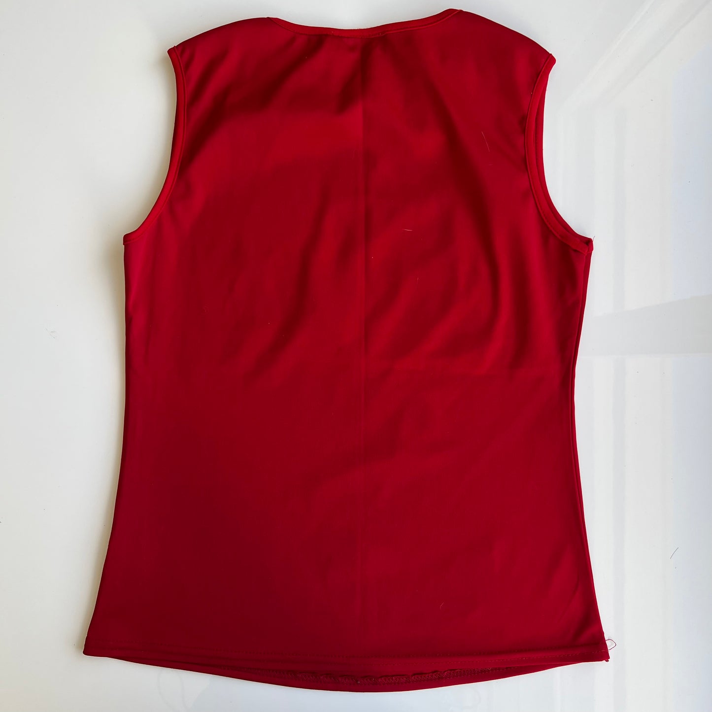 Vintage 90's Skater Red Dragon Graphic Print Tank Top (M)