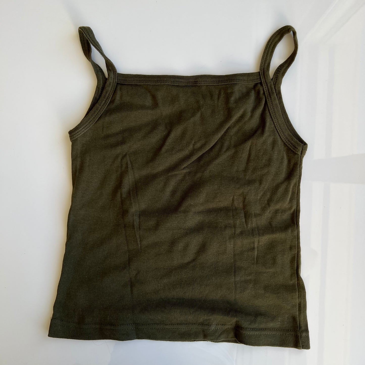 Vintage 90's Betty Boop Ice Cream Print Khaki Cami Top (S)