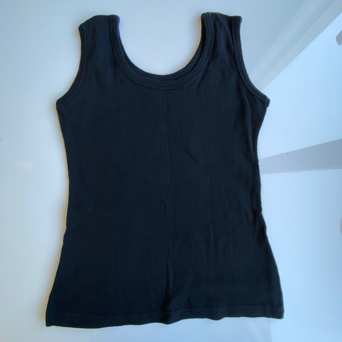Vintage 90’s Skater “Don’t Touch” Graphic Black Tank Top (S/M)
