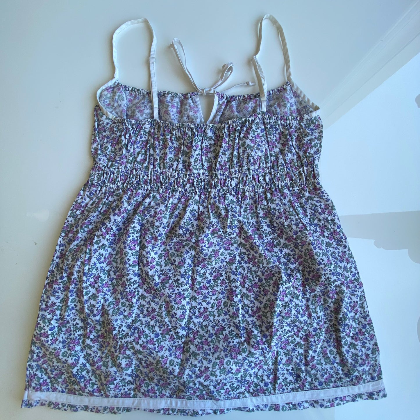 Vintage 90’s Cute Fairy Floral Babydoll Top (S)