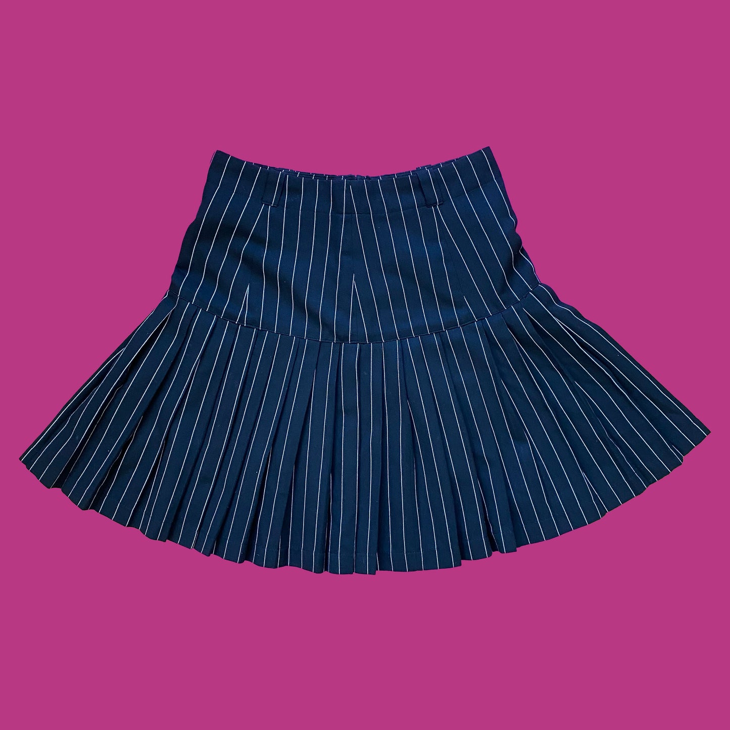 Vintage Y2K Grunge Pinstripe Skirt