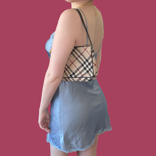 Vintage Y2K Blue Victoria's Secret Slip