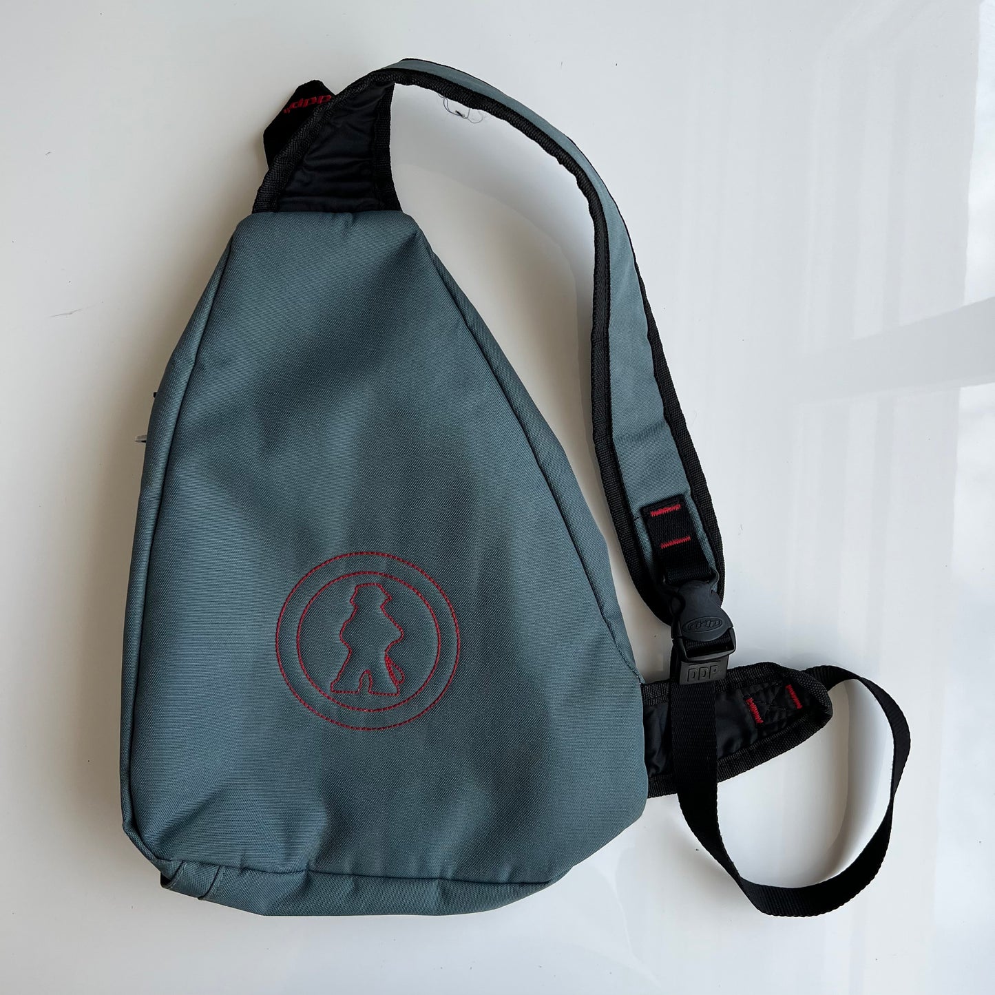 Vintage 90's Techwear Blue One Shoulder Backpack
