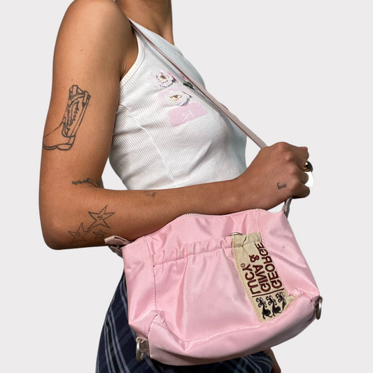 Vintage 2000's George Gina and Lucy Pink Small Crossbody Bag