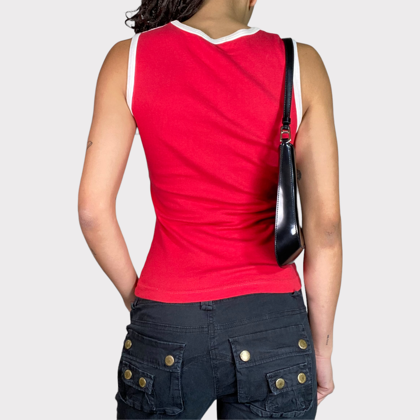 Vintage 90's Skater Red "Fantasy" Tank Top (S)