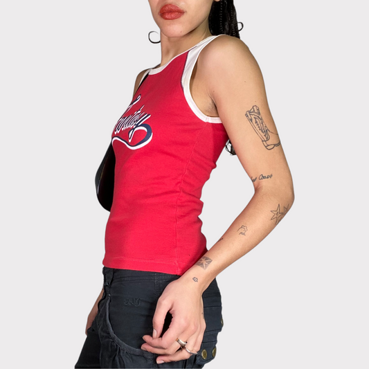 Vintage 90's Skater Red "Fantasy" Tank Top (S)