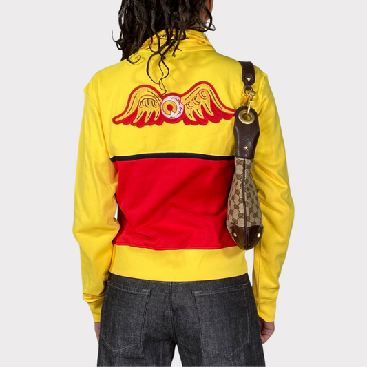 Vintage 2000's Archive Von Dutch Kill Bill Zip Up Sweater (M)