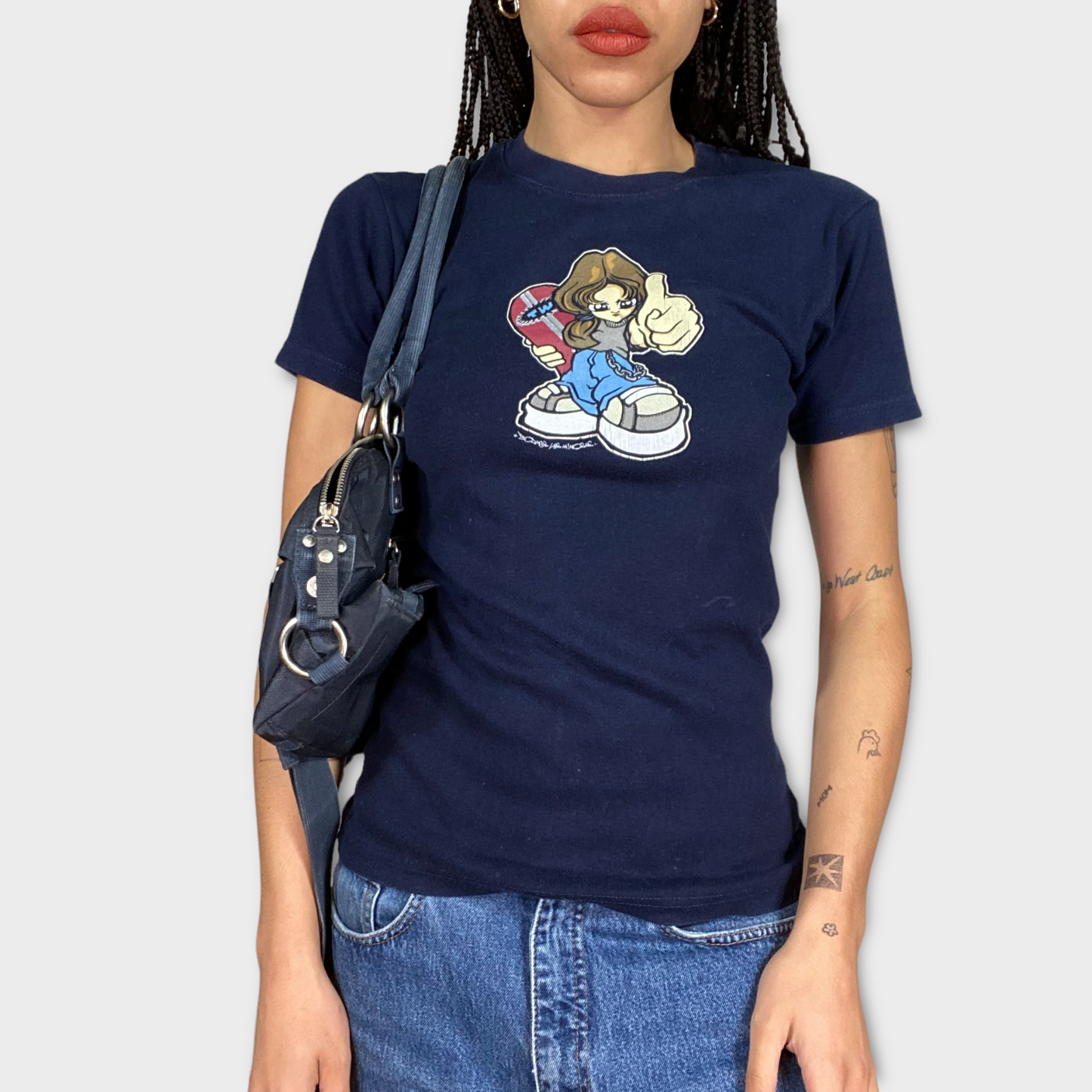 Vintage Grunge George Gina & Lucy Brown Bag