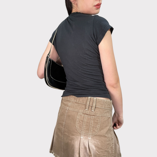 Vintage 90's Model Off Duty Black 'I Love NY' Shirt (M)