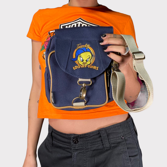 Vintage 90's Looney Tunes Crossbody Small Messenger Bag