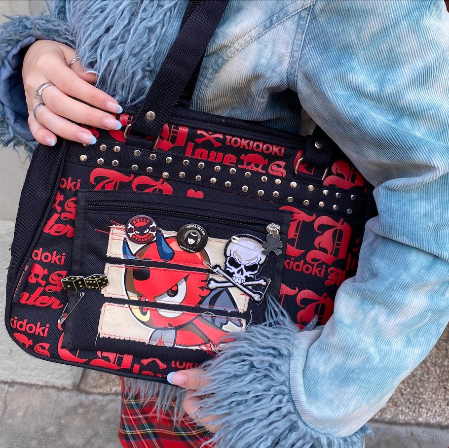 Vintage Y2K Cyber Goth Tokidoki Bag