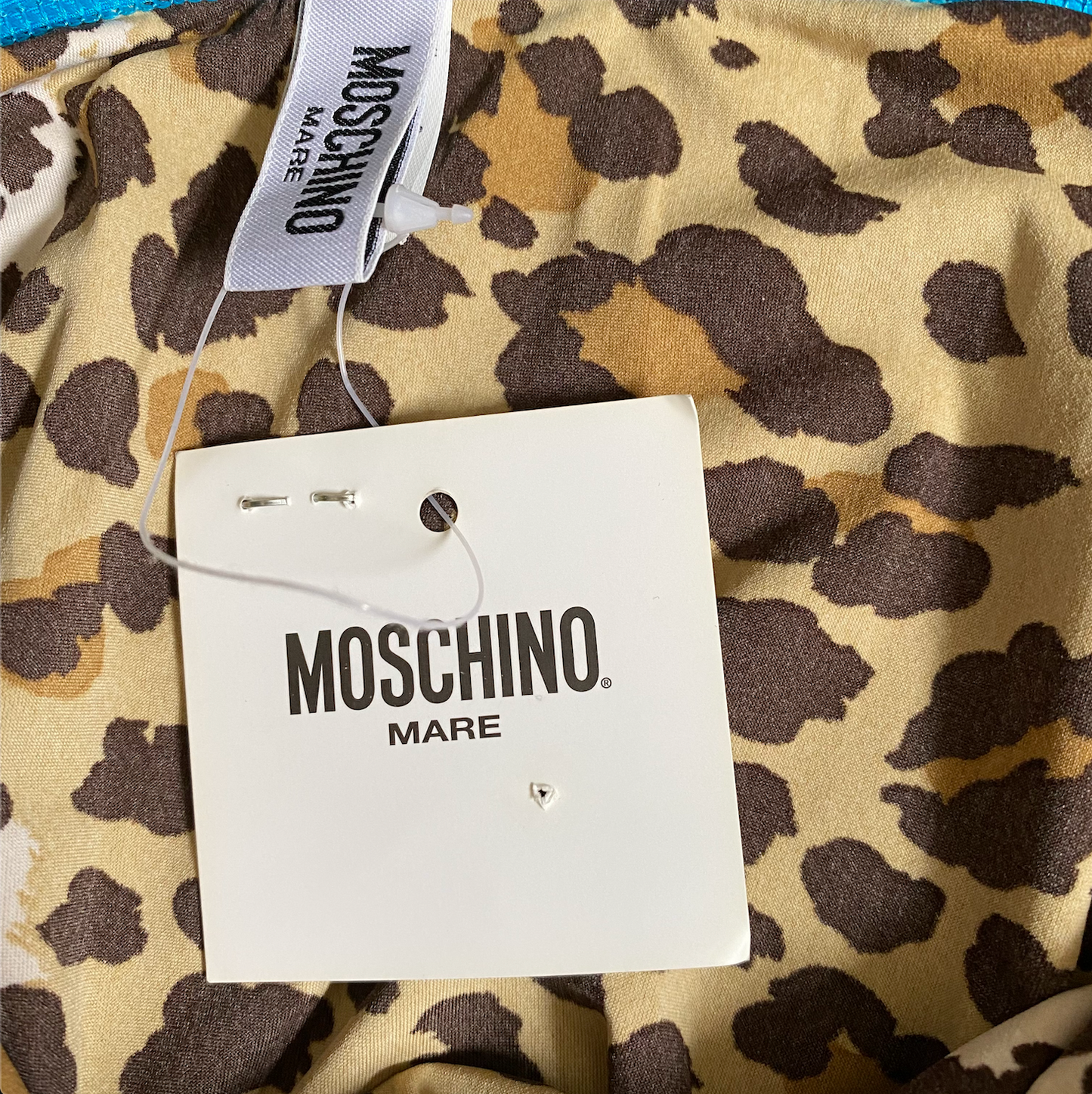 Vintage Y2K Moschino Cheetah Print Dress