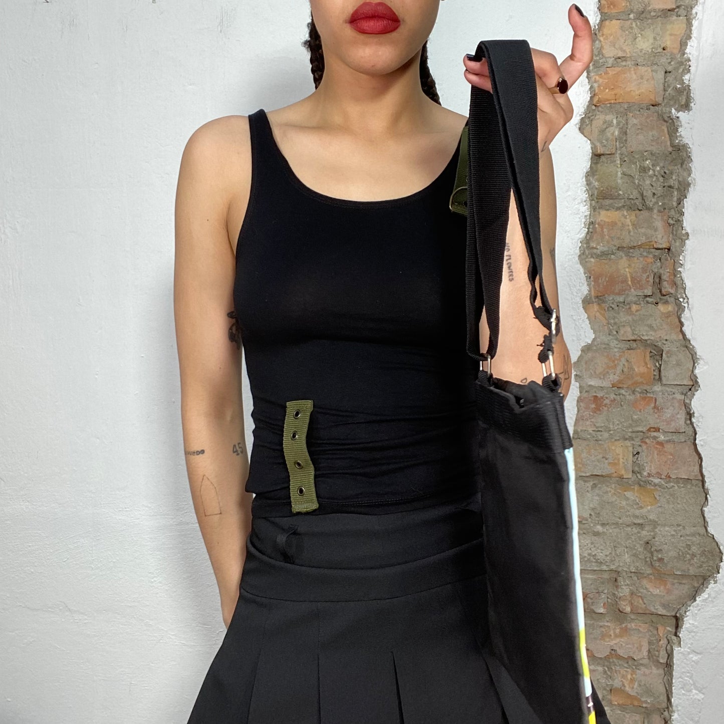 Vintage 2000's Betty Boop Skater Kid Crossbody Bag with Cartoon Print