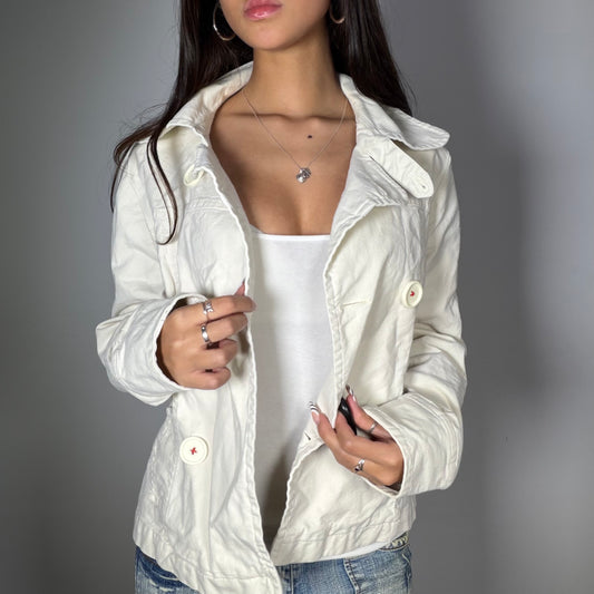 Vintage 90’s Classic White Jacket (M)