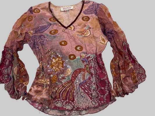 Vintage 2000‘s Mermaid Longsleeve Top (M)