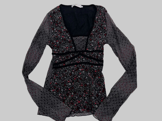 Vintage 2000‘s Mesh Longsleeve Top (S)