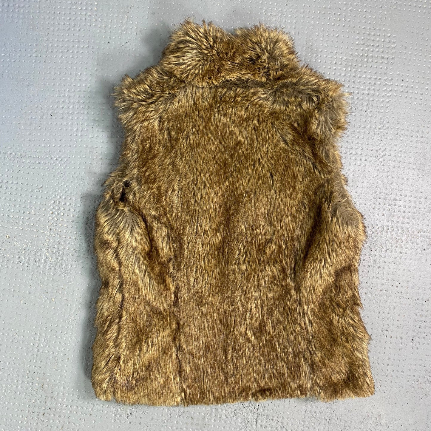 Vintage 2000's Bratz Beige Fluffy Vest (S/M)